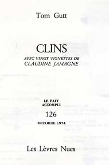 Couverture: Clins